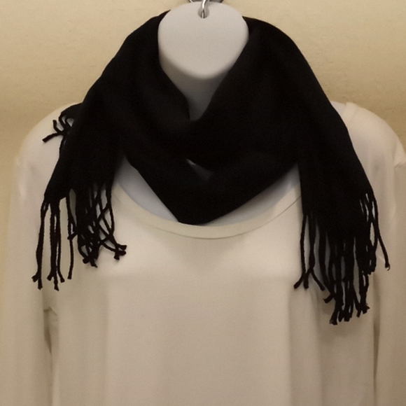 Black  Pashmina Cashmere Feel Winter Scarf - Picture 12 of 16